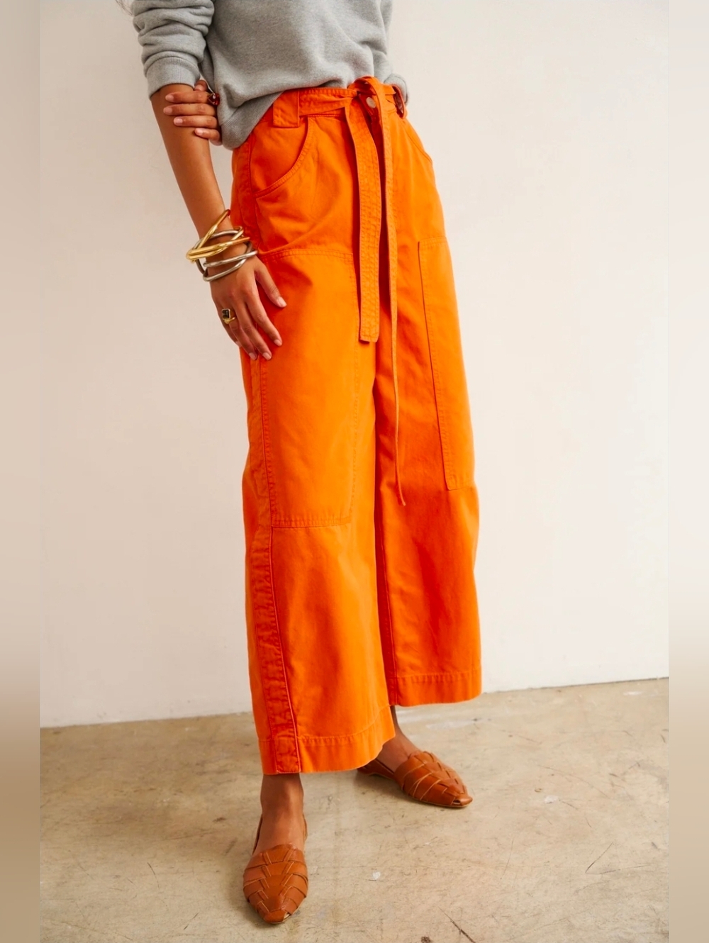 JAMIE HALLER THE KARATE PANTS IN ORANGE